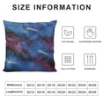thumbnail image 5 of Chilfamy Space Throw Pillow Cushion Cover, The Sky Stardust Meteor Shower Wish Halo Scenery, Decorative Square Accent Pillow Case 20x20in, 5 of 5