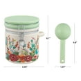 thumbnail image 4 of The Pioneer Woman Painted Meadow Large Canister with Ceramic Spoon, 4 of 4