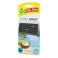 thumbnail image 3 of Little Trees Auto Air Freshener, Vent Wraps, Caribbean Colada Fragrance 4-Pack, 3 of 5