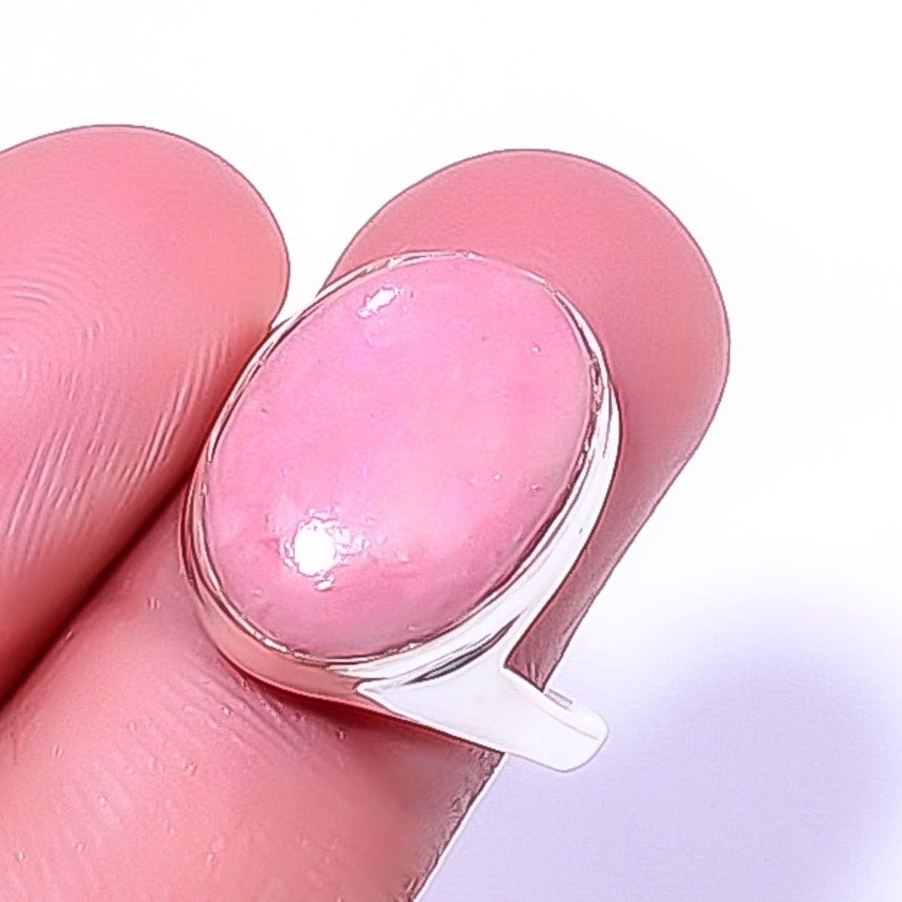 Pink Thulite - Norway Handmade 925 Sterling Silver Jewelry Ring s.8.5 A396, Christmas Gift, Gemstone Silver Jewelry, Thulite Ring, New Year Sale