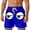 Dark Blue@GC@, variant on Mens Casual Shorts Elastic Waist Drawstring Summer Shorts for Men Funny Emotes Graphic Lightweight Loose Fit Vacation Beach Shorts With Pockets
