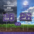 thumbnail image 4 of Suknil 8Pcs Graduation Yard Sign, Graduation Decorations 2026, Graduation Decorations Class of 2026 Graduation Party Supplies(Purple), 4 of 7