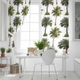 thumbnail image 5 of Tropical Trees Blackout Curtains for Bedroom, Summer Palm Trees Botanical Vintage Green Thermal Insulated Kitchen Drapes with Grommets, Light Blocking Window Treatment, 2 Panels 42" x 45", 5 of 7