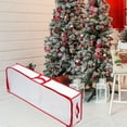thumbnail image 5 of Winty Christmas Tree Storage Bag,Christmas Wreath Storage Bag,Christmas Storage Rack Spacious Under Bed Holiday Wrapping Paper Container Perfect for Gift Wrapping Ribbons Bows Wrapping Etc, 5 of 9