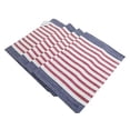 thumbnail image 3 of Fennco Styles American Flag Striped Cotton Table Linen, Napkins, Placemat, 3 of 5