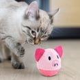 thumbnail image 2 of Gato jugando juguete gatito mascota aullido campana forma Animal gato bola Teaser rojo, 2 of 5