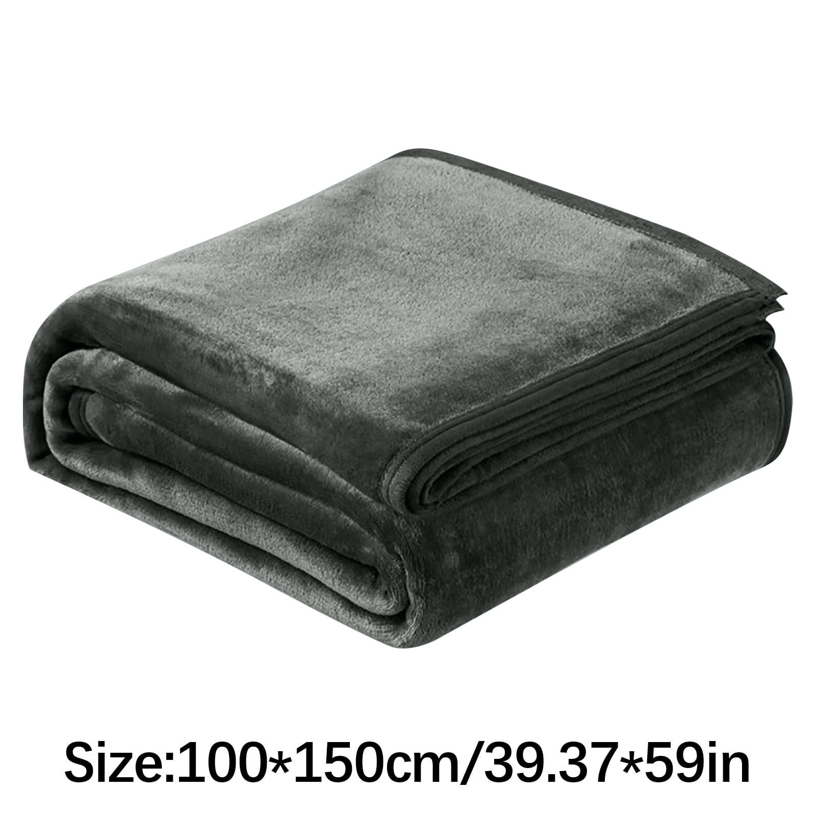 Soft&nbsp;Blanket Qwtwty Super Soft Warm Solid Warm Micro Plush Fleece Blanket Throw Rug Sofa Bedding on Clearance