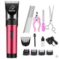 thumbnail image 1 of Kit de afeitado para mascotas, súper silencioso, rojo, a las mascotas les encantarán los cortes de pelo, 1 of 4