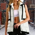 thumbnail image 2 of Womans Vest Womens Puffer Vest Zip Up Sleeveless Lightweight Vests Fall Outfit Puffy Coats for Women, 2 of 8