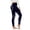 Navy, variant on Women's High Waist Butterfly Print Yoga Leggings, Tummy Control Butt Lifting Compression Pants, Stretchy Workout Tights for Casual & Streetwear