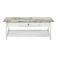 thumbnail image 3 of Blake Wood 3-Piece Coffee Table Set, White, 3 of 14