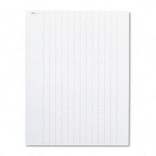 Raised Line Writing Paper - Red and Blue Lines -Package of 50