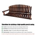 thumbnail image 6 of Innovaze 5FT Rustic Fir Wood Porch Swing, Handcrafted Outdoor Hanging Bench, Heavy-Duty 900lbs, Weather-Resistant for Patio, Garden, Yard, 6 of 12
