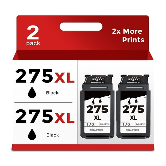 Ubinki PG-275XL Black Ink Cartridge Replacement for Canon 275 Black Ink 275 XL 275XL PG-275 PG275 Work with TS3522 TR4720 TS3520 TS3500 TR4700 Printer High Capacity (2 Pack)