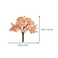thumbnail image 2 of PAMINGONO Tree Shape Decorative Miniature Model 5Pcs 2.6X2.4X2.4In, 2 of 8