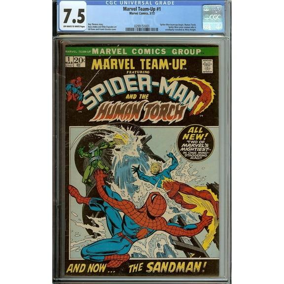 Marvel Team-Up #1 CGC 7.5 Spider-Man Human Torch