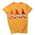 thumbnail image 4 of Blusa de manga corta con estampado de otoño y cuello redondo informal de verano para mujer Pompotops hfajkhk140000, 4 of 4