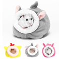 thumbnail image 1 of New Soft Plush Winter Warm Cute Hamster Cotton House Small Animal Nest Guinea Pig Squirrel Mice Rat Sleepping Bed Keep Warm NestPink Rabbit He Qiyong unisex, 1 of 1