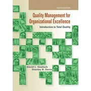 Quality Management for Organizational Excellence: Introduction to Total Quality [Hardcover - Used]