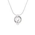 thumbnail image 2 of Delight Jewelry Silvertone Sister Infinity Sign Hockey Ring Charm Necklace, 18", 2 of 4