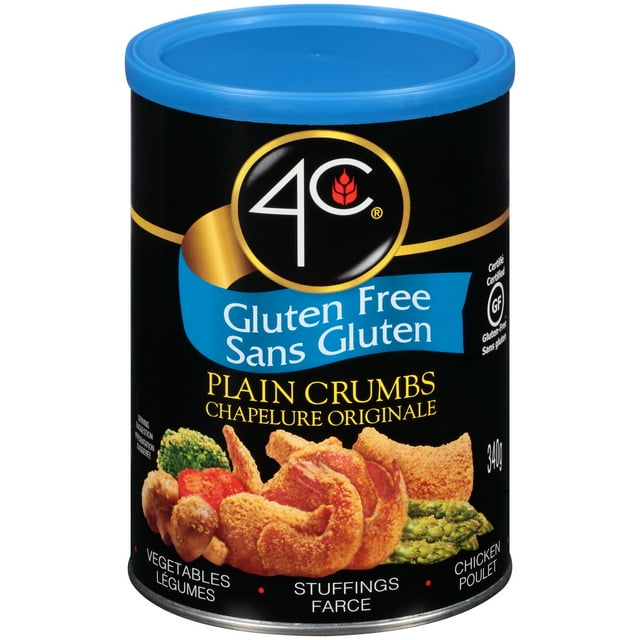 4C Gluten Free Plain Bread Crumbs, 340g