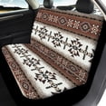 thumbnail image 3 of Renewold Car Seat Covers Universal Fit Car Front Seat Protector & Back Bench Cover Full Set Pack of 4, Easy to Install Machine Washable, Southwest American Tribal Dark Brown, 3 of 7