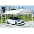thumbnail image 7 of FDW Carport Car Port Party Tent Car Tent 10x20 Canopy Tent Metal Carport Kits Outdoor Garden Gazebo Not Good for Strong Wind Condition, 7 of 7