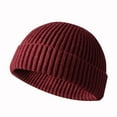 thumbnail image 2 of Acrylic Knit Beanie for Women and Men Soft Thermal Winter Hat with Structured Crown, 2 of 2