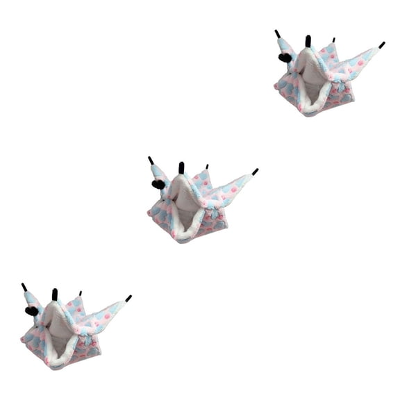 Methold Hamaca para ratas Diseño especial Cama colgante pragmática Colores surtidos Multifunción Fleeced Práctico para la instalación Type3 NO3