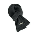 thumbnail image 4 of JJHGVB Winter Scarves Warm Scarf Wool Scarf Scarves for Women Dressy Cotton Scarf Womens Poncho Sweater Cotton Scarf for Women Dark Gray One Size, 4 of 5