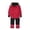 Red, variant on Boys Insulated Ski Snowsuit Winter Warm Windproof Thermal Overall with Detachable Hood Outdoor Softshell Mud Suit Size:6-7 Years