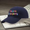 thumbnail image 3 of Baseball Hat Trucker Hat Adjustable Snap Back Closure Baseball Cap for Women and Men,Black, 3 of 5