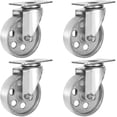 thumbnail image 1 of Placa giratoria Caster Wheels 4, totalmente de acero, resistente, 400 kg, 1 of 6
