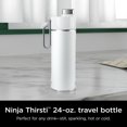 thumbnail image 4 of Ninja Thirsti 24oz. Travel Bottle, White, 4 of 5