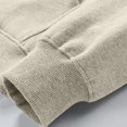thumbnail image 6 of Oversized Sweatshirt For Men Full Zip Up Winter Cotton Solid Color Hoodies Heavyweight Hooded Jacket With Pocket, 6 of 8