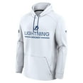 thumbnail image 2 of Men's Fanatics White Tampa Bay Lightning Authentic Pro Rink Hoodie, 2 of 6