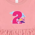 thumbnail image 4 of Inktastic 2nd Birthday Airplane Girls Pilot 2 Year Old Girls Baby Dress, 4 of 5