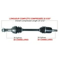 thumbnail image 3 of For Honda SXS700M2 Pioneer 700 2015-2017 TrakMotive Rear Left CV Axle Shaft, 3 of 11