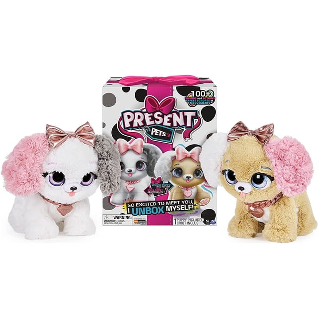 Mascota interactiva de peluche Present Pets Fancy Pup cachorro