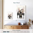 thumbnail image 3 of Elephant Stock Grand Piano Solo Wall Art - Vertical Canvas Wall Art - Living Room Wall Decor - Music Canvas - White And Gray Decor By Ashvin Harrison - 8" x 12", 3 of 4