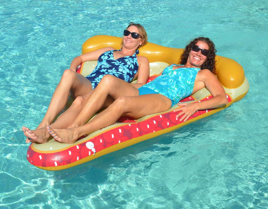 Swimline Swimming Pool Inflatable Cherry Pie Slice Float Raft Fun Toy90646 