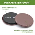 thumbnail image 4 of Deslizadores para muebles covercorner 8 piezas 2 en 1 para alfombra y pisos de madera, 4 of 8