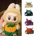 thumbnail image 2 of Mini ropa de peluche para muñecas, traje de 15cm, accesorios para Kpop, Exo, Labubu, Idol, monos de verduras, ropa DIY, regalo para niños, 2 of 5