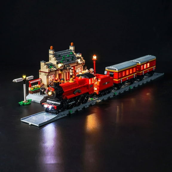 LED  Compatible with Lego 76423 Express & Hogsmeade Station; New 2023 Light kit Compatible with Lego 76423-No Model
