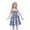 Light Gray, variant on Summer Dress Baby Girls' Floral Print Strappy Dress Lightweight Summer Dress With Adjustable Ties For Beach & Casual Outfits Casual Sundress