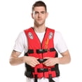 thumbnail image 3 of JARUSITE Yellow M-Size Life Vest J04, Dacron Material, 600g Weight, Includes Whistle (Color Random), 3 of 6