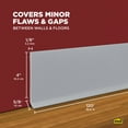 thumbnail image 3 of M-D Building Products 76167 4 in. x 120 ft. SilverGray Commercial Grade Vinyl Wall Base, 3 of 8