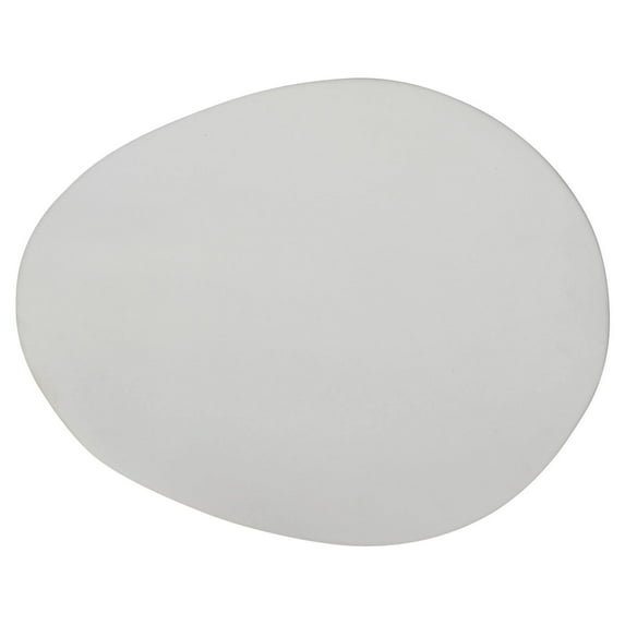 3R Studios White Oval Stoneware Serving Platter