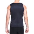 thumbnail image 3 of Black Neoprene Body Shaper for Men Waist Trainer for Gym Training Workout Firms Trims Tightens Torso & Tones Muscles by IsupportPosture (Black, Small), 3 of 3
