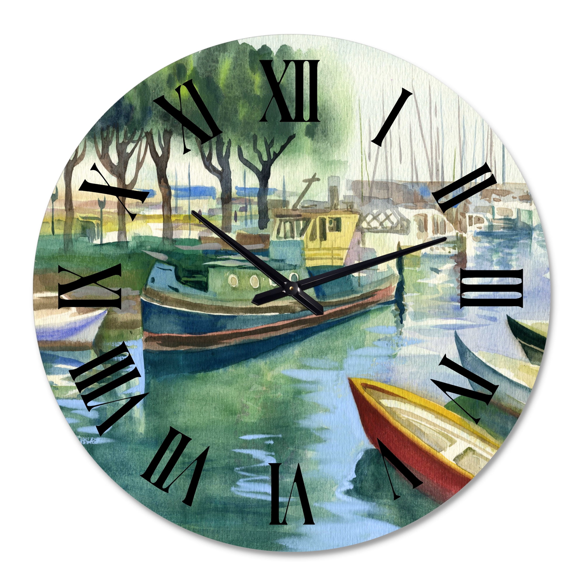 Designart 1 in Quartz Traditional Wall Clock